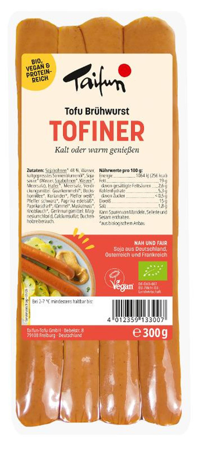 Produktfoto zu Tofu-Würstchen 4 Stück