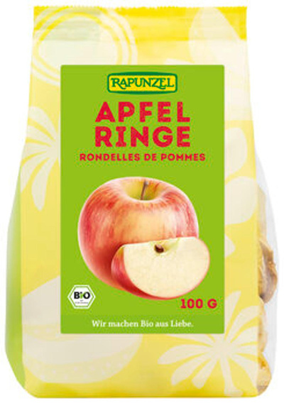 Produktfoto zu Apfelringe getrocknet 100g
