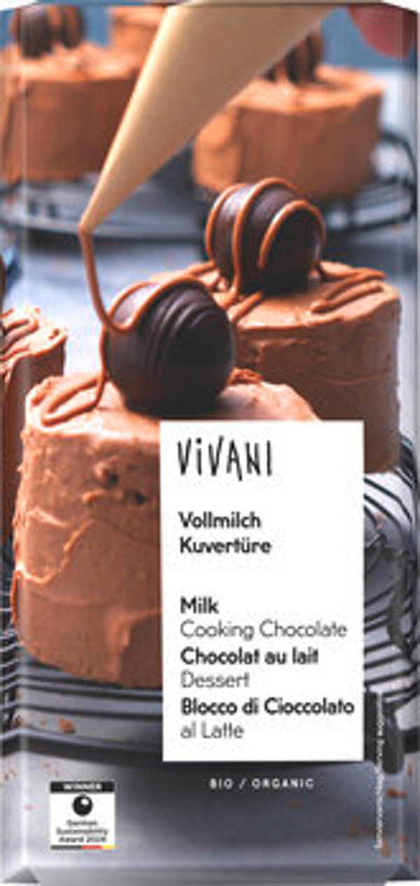 Produktfoto zu Vivani Kuvertüre Vollmilch