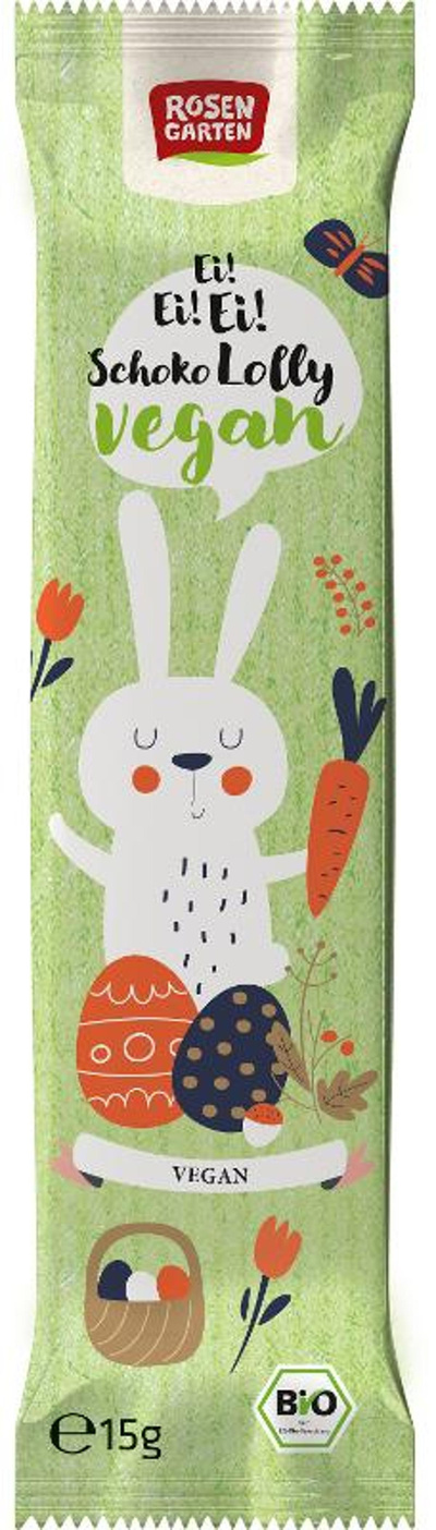 Produktfoto zu Schoko-Lolly Osterhase vegan