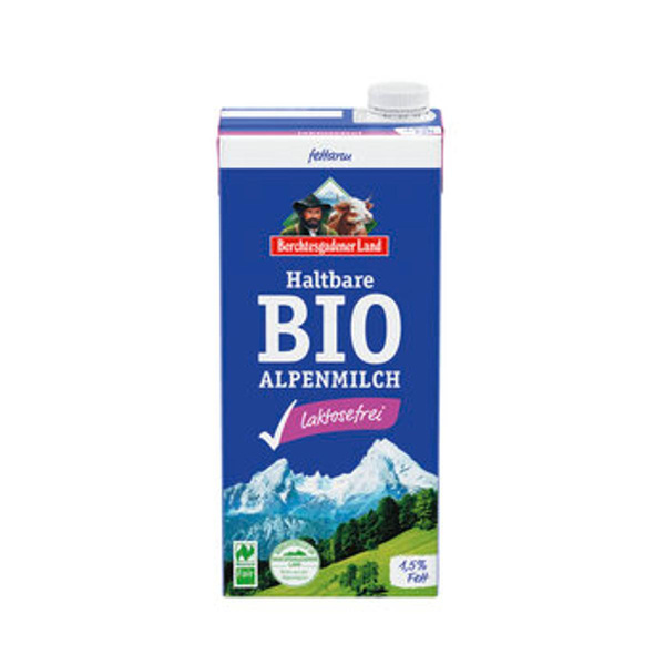 Produktfoto zu H-Milch laktosefrei, 1,5%, 1l