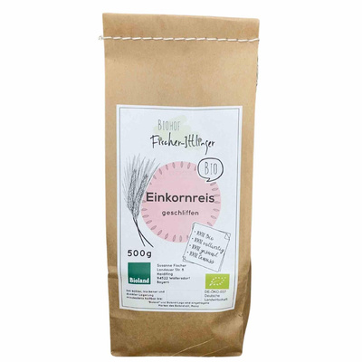 Produktfoto zu Einkornreis geschliffen 500g