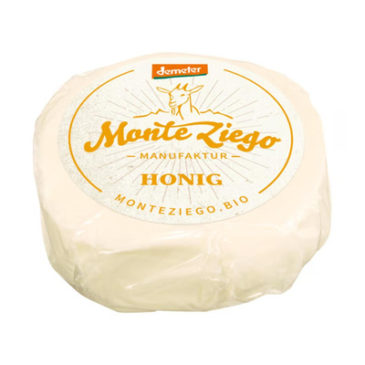 Produktfoto zu Ziegen Frischkäsetaler Honig, 60g