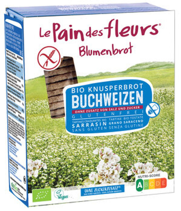 Produktfoto zu Blumenbrot Buchweizen ohne Salz 150g