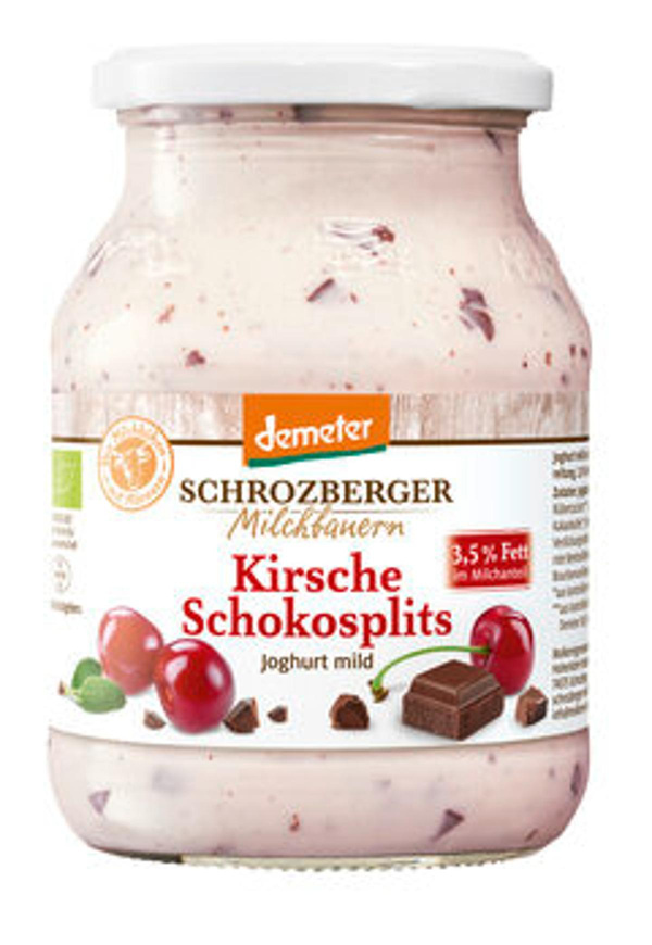 Produktfoto zu Joghurt Kirsche Schokosplits, 500g