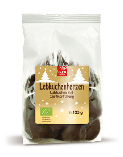 Produktfoto zu Lebkuchenherzen Eierlikör