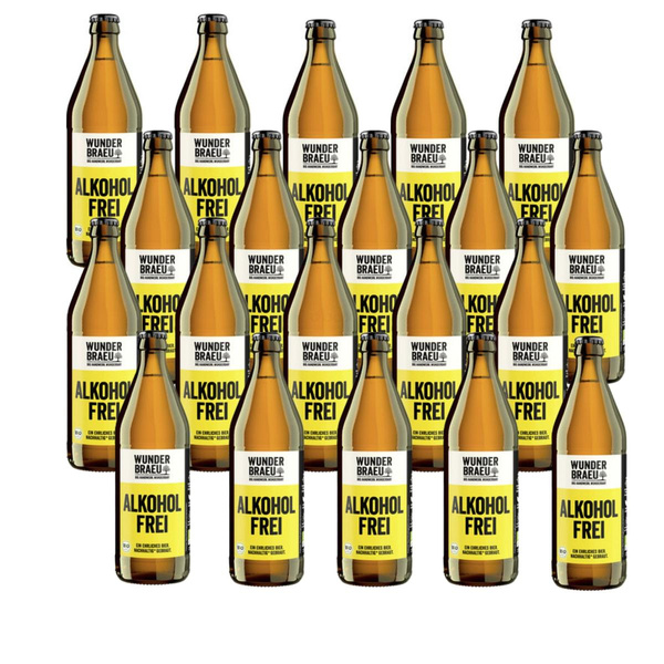 Produktfoto zu Wunderbräu alkoholfrei 20x0,5l