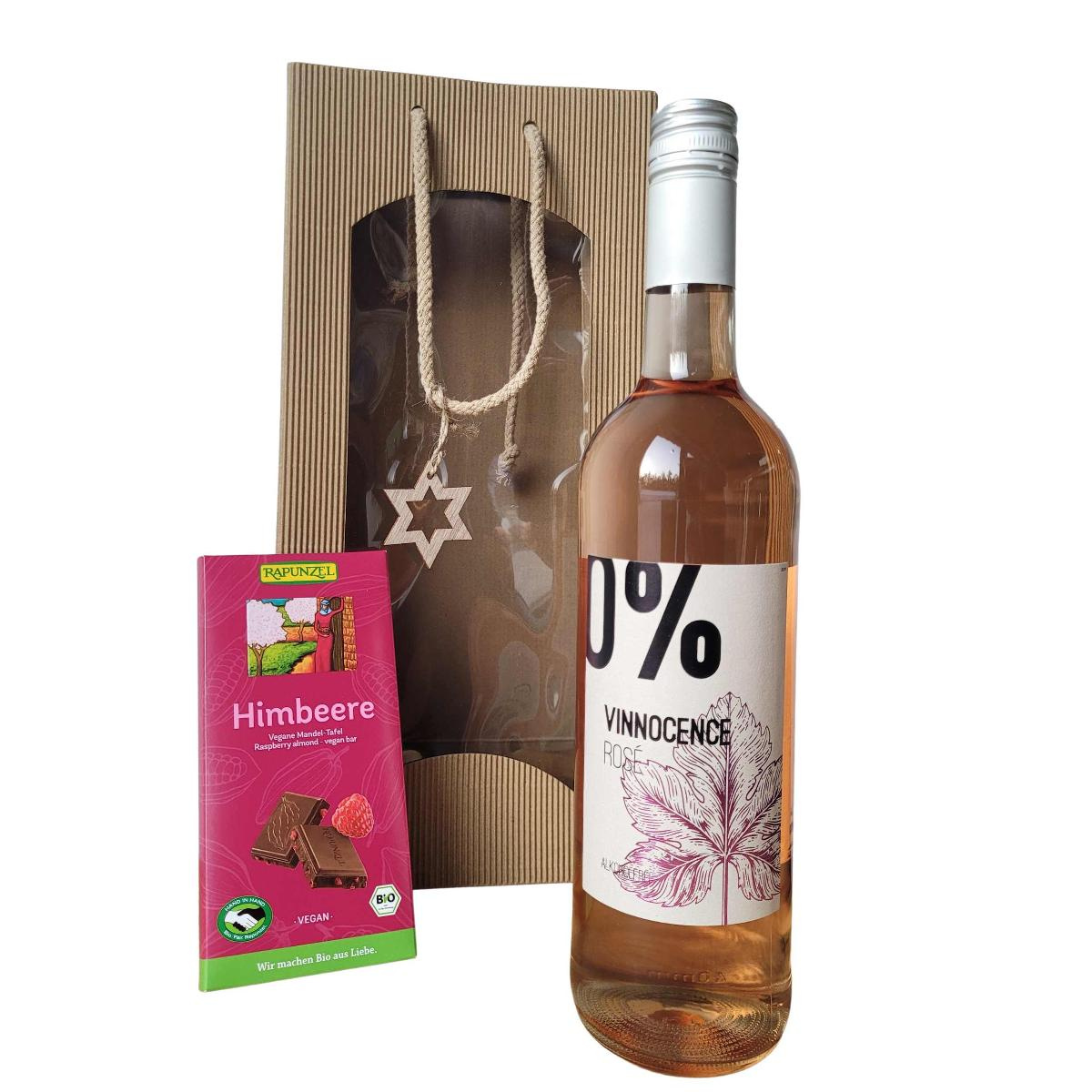 Geschenkset Wein & Schokolade