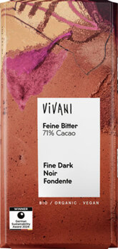 Produktfoto zu Schokolade Feine Bitter, 71 % Kakao