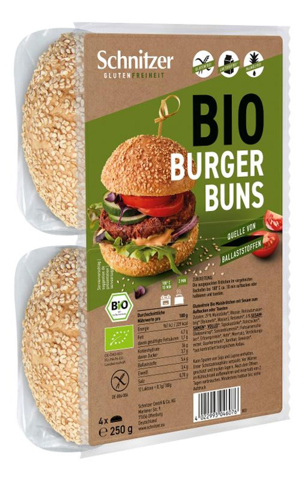 Produktfoto zu Hamburger Buns, glutenfrei