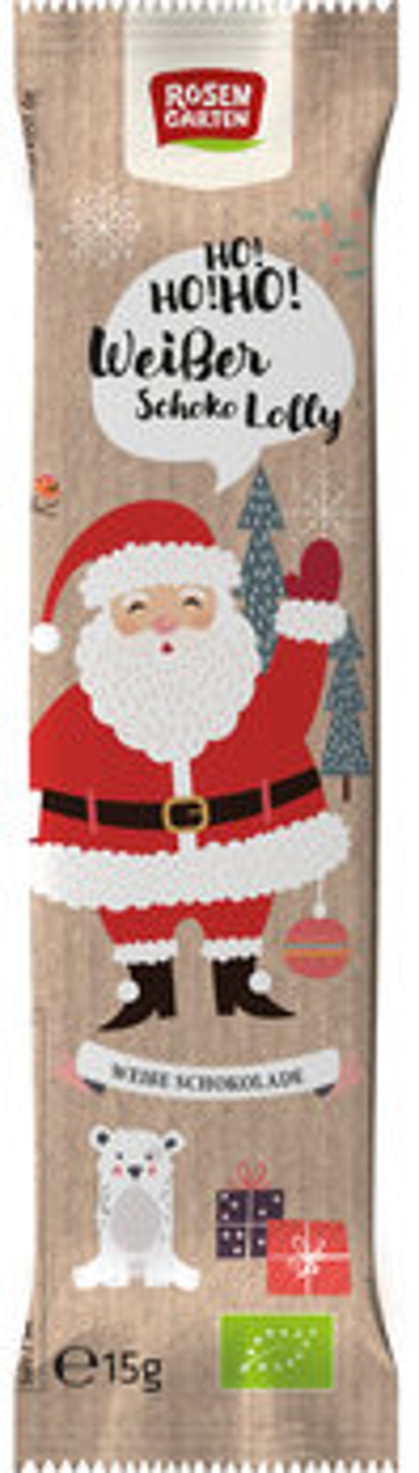 Produktfoto zu Schoko-Lolly Nikolaus weiß