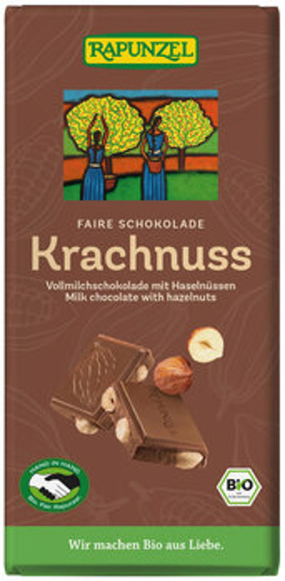 Produktfoto zu Schokolade Vollmilch Krachnuss