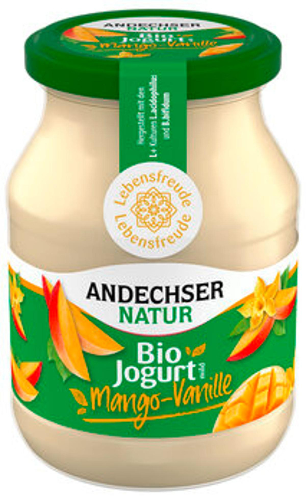 Produktfoto zu Joghurt Mango-Vanille  500g