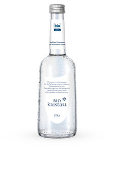 Produktfoto zu Bio Kristall still, 10 x 0,33l