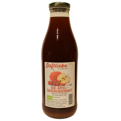 Produktfoto zu Apfel-Sauerkirschsaft 1l