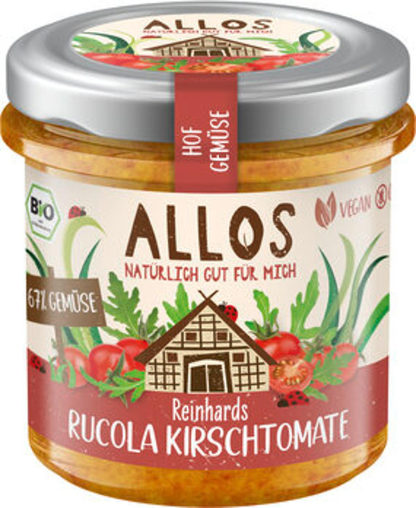 Produktfoto zu Brotaufstrich Rucola Kirschtomate