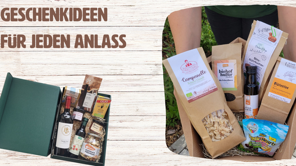 Hand greift in Obstkiste