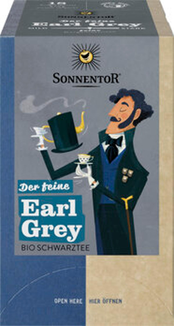 Produktfoto zu Sonnentor Schwarztee Earl Grey