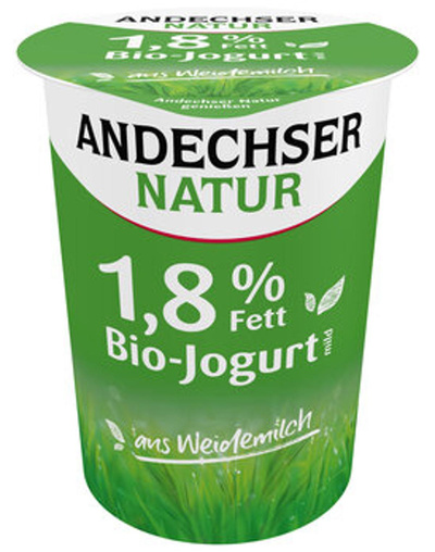 Produktfoto zu Joghurt natur 1,8%, 500g