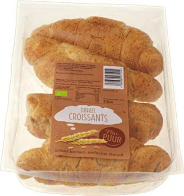 Produktfoto zu Dinkel Croissants 4 Stück