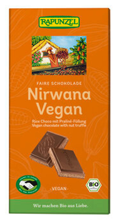 Produktfoto zu Schokolade, Nirwana Vegan