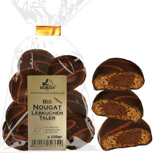Produktfoto zu Nougat Lebkuchen Taler