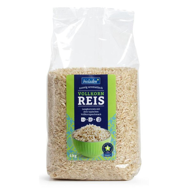 Produktfoto zu Vollkornreis Langkorn