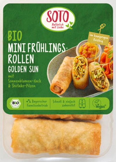 Produktfoto zu Mini-Frühlingsrollen Golden Sun, 190g