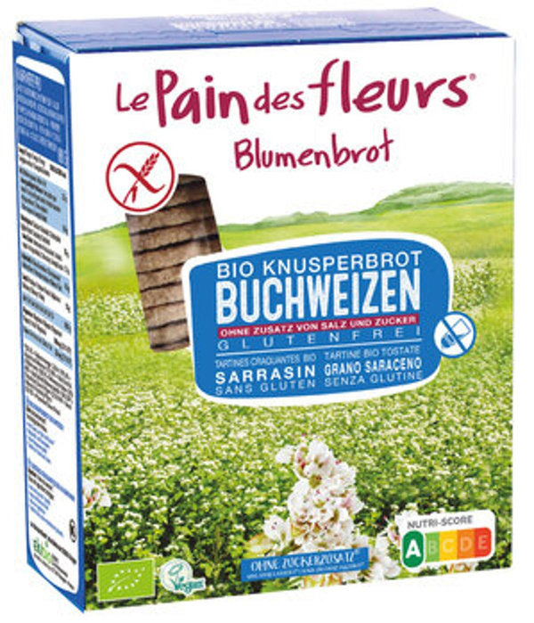 Produktfoto zu Blumenbrot Buchweizen ohne Salz 150g