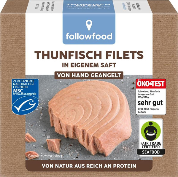 Produktfoto zu Thunfischfilets 185g