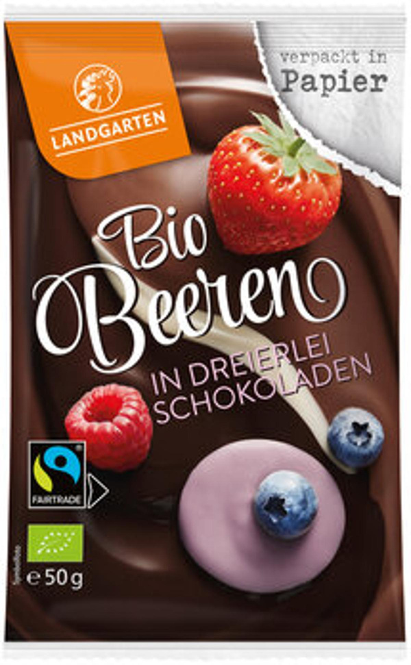 Produktfoto zu Beeren in dreierlei Schokoladen