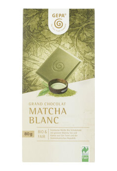 Produktfoto zu Schokolade Matcha Blanc, 80g