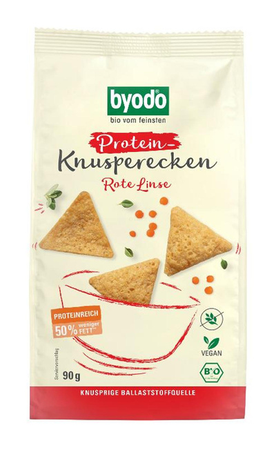 Produktfoto zu Protein-Knusperecken rote Linsen