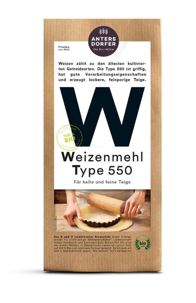 Produktfoto zu Weizenmehl Type 550 1kg