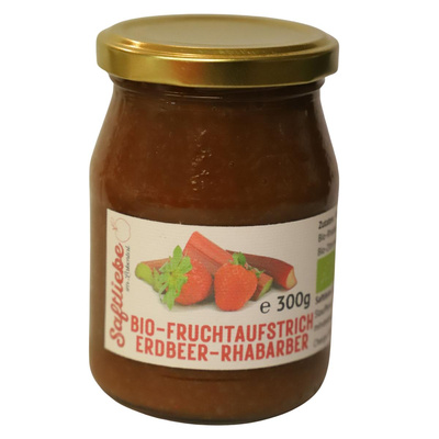 Produktfoto zu Erdbeer-Rhabarber Fruchtaufstich