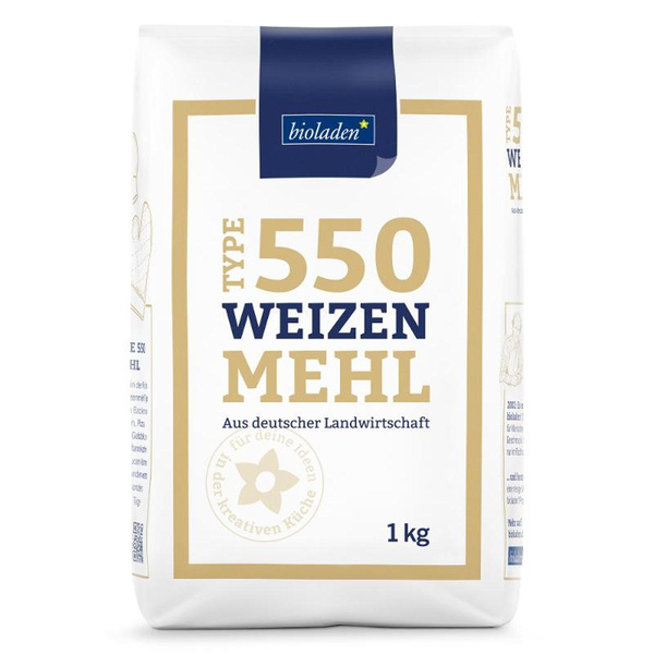 Produktfoto zu Weizenmehl Type 550 1kg